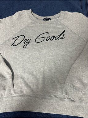 Dry Goods  Grey Crewneck Sweatshirt